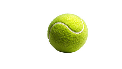tennis ball isolated on white
