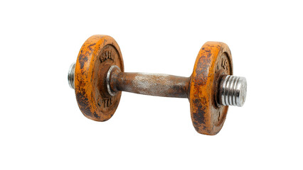 dumbbell isolated on white