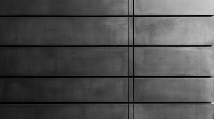 Fototapeta premium Sleek gray concrete wall featuring horizontal lines, smooth finish, contemporary design, urban aesthetic, minimalist architecture