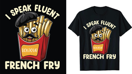 French Fries Shirt, Funny French Fries T-Shirt, French Fries Women Men Shirt, Cheese Fries, Finger Chips, Curly Fries, Shoestring Fries Graphic, French Fries Shirt For Boys, Fast Food Lover