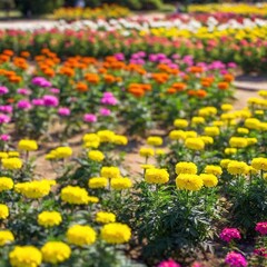 beautiful flowers in the garden