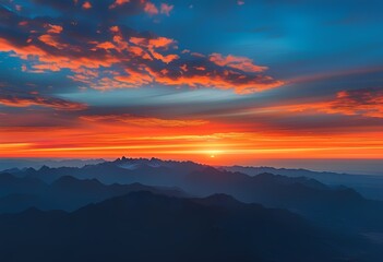 Fototapeta premium sunset background