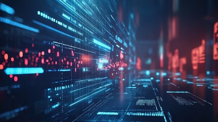 Dynamic business environment showcasing the concept of business agility, with symbols representing company transformation towards higher efficiency and rapid adaptation to market changes, hd image