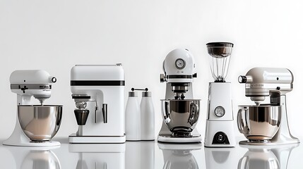 Modern Black Coffee Machine in a Stylish Kitchen with Cup - Sleek Home Appliance Closeup