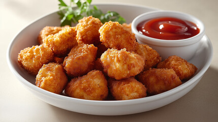 Crispy Chicken Fingers with Dipping Sauce