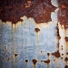 Urban Surface: A flatlay photo of rusty metal surface.