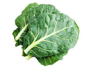 Fresh and vibrant green collard greens with lush, textured leaves.