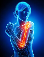 medical representation of pain, headache, limb pain, back pain, nerve pain, carpal tunnel syndrome, joint pain, knee pain, shoulder pain