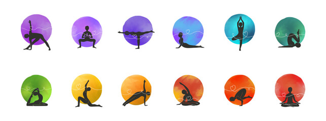 Rainbow Chakra Yoga Poses