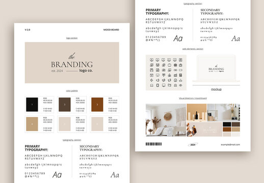 Brand & Moodboard Template