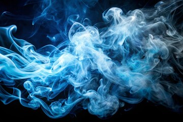 Obraz premium Smoky Blue Background