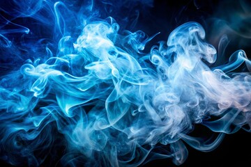Smoky Blue Background