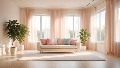 Illustration of the living room interior