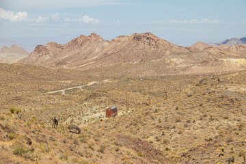 Aussichtspunkt am Sitgreaves Pass bei Oatman an der Route 66 in Arizona