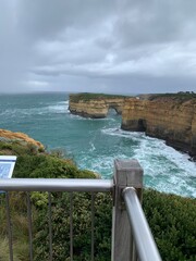 view from the top of a cliff