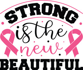 Breast Cancer T-shirt Design, Breast Cancer Awareness, Inspirational Breast Cancer Survivor T-Shirt, Hope and Strength Pink Ribbon, Support Breast Cancer Fighters, Faith Over Fear, Warrior Woman.
