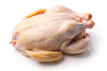 raw fresh chicken isolated on white background Panoramic