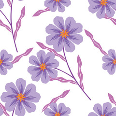 cute small flower seamless pattern on background