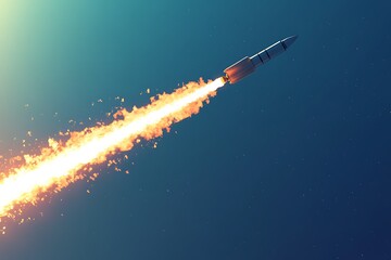 Obraz premium Delicate Dandelion Seeds Against Soft Blue Background