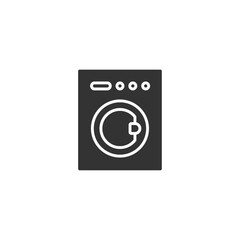 Washing machine icon. Laundry symbol modern, simple, vector, icon for website design, mobile app, ui. Vector Illustration