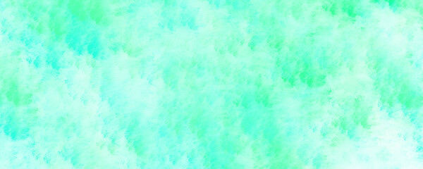 Abstract mint grungy wall textures for your design background with space. Abstract hand paint square stain watercolor background. white background with grunge texture for creative design.	