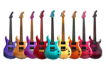 Electric Guitars Collection: A Spectrum of Sound and Color