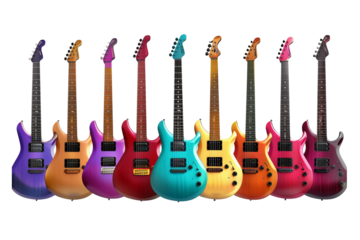 Electric Guitars Collection: A Spectrum of Sound and Color