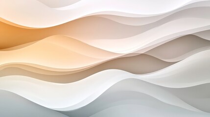Abstract background with soft waves and warm color transitions.