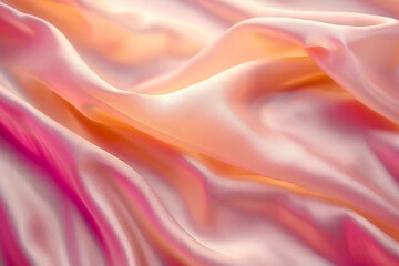 Obraz premium 布 シルク ピンク
