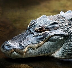 Fototapeta premium danger american alligator 