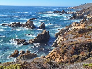 Felsenk&uuml;ste im Garrapata State Park in Kalifornien