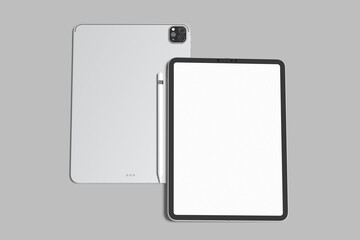 tablet screen blank mockup