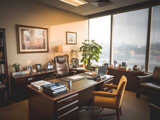 Fototapeta premium modern ceo office room