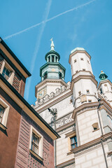 Historic Religious Monument on Stary Rynek Square in Poznań, Poland