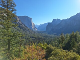 Valley View im Yosemite Nationalpark in Kalifornien