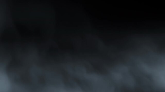 dark, smooth gradient background with misty smoke rising, creating an atmospheric, moody, and ethereal effect. Perfect for cinematic, abstract, or dramatic themes. High quality 4k footage