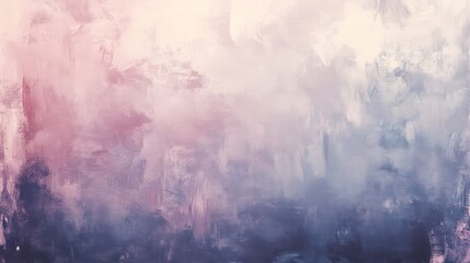 Fototapeta premium Abstract background with soft pink and blue brushstrokes, creating a dreamy and ethereal atmosphere.