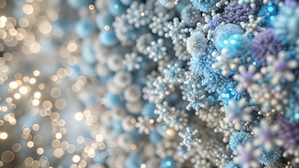 Fototapeta premium Abstract background with bokeh effect, desktop wallpaper