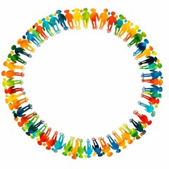 Obraz premium Watercolor Celebration of Diversity and Inclusion