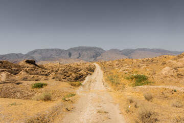 Ruins of Ancient Panjakent,  old settlement in Tajikistan
