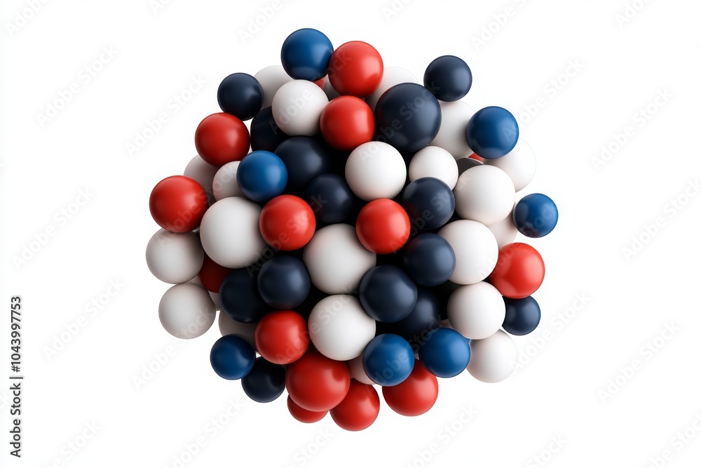 Poster abstract minimalist design of a platelet cluster, with soft shapes and subtle gradients showing plat