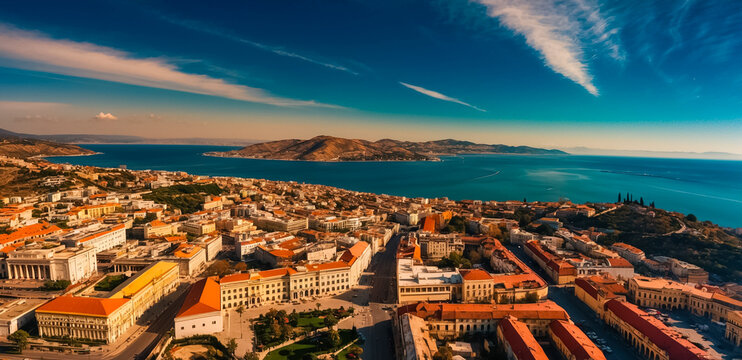Amazing panorama Batumi Georgia