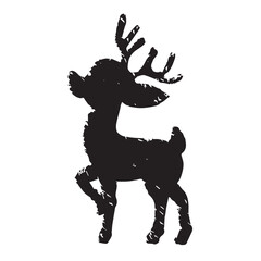 christmas reindeer silhouette, christmas day special, christmas day, 