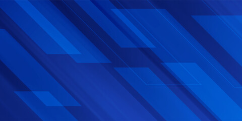 dark blue background with abstract square shape, dynamic and sport banner concept. eps 10