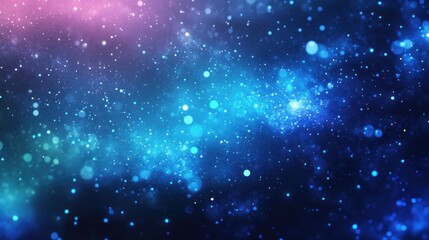 Fototapeta premium A vibrant cosmic background with stars and glowing particles, evoking a sense of wonder.