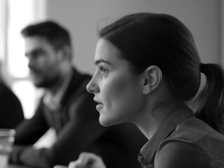 Fototapeta premium Intense Conference Moment
