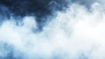 Fototapeta premium Soft tendrils of fog drift gently through the atmosphere enhancing the peaceful environment