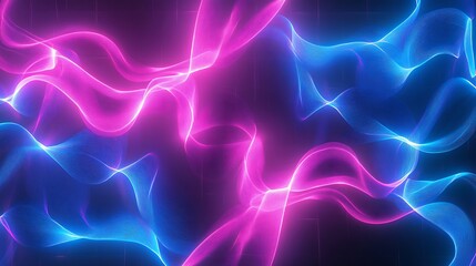 Fototapeta premium Radiating Neon Light Burst, futuristic flashes, Motion lights, Colorful Streaks on Dark Background