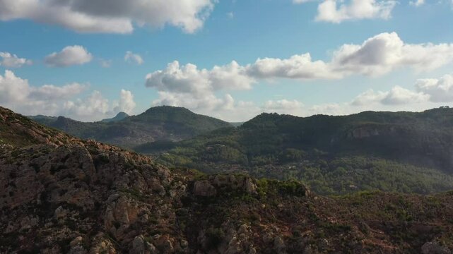Footage in mountains above Andratx, Mallorca