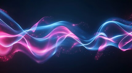 Obraz premium Radiating Neon Light Burst, futuristic flashes, Motion lights, Colorful Streaks on Dark Background
